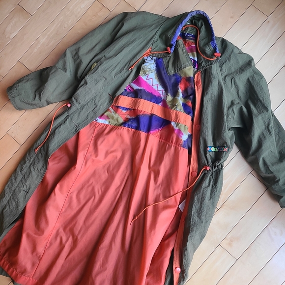 Vintage spring windbreaker coat - Picture 8 of 11
